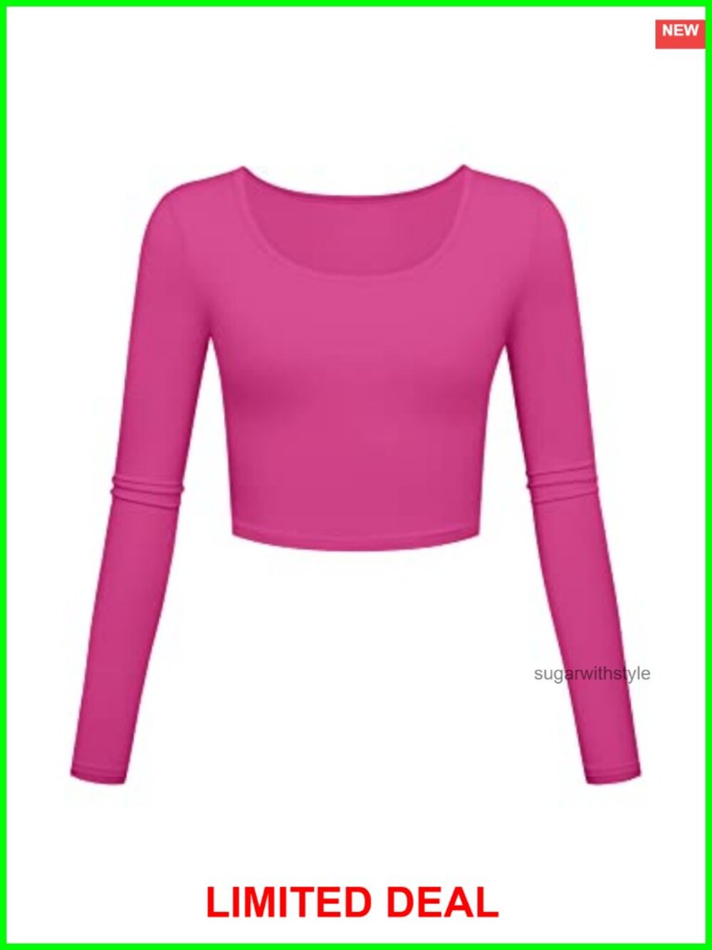 Kindcall Womens Long Sleeve Slim Fit Yoga Crop Top Workout Shirt